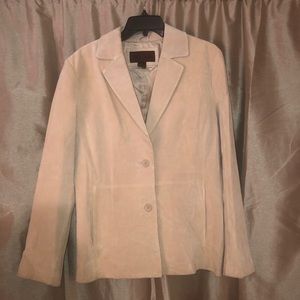 Siena buttercream full leather jacket size 14